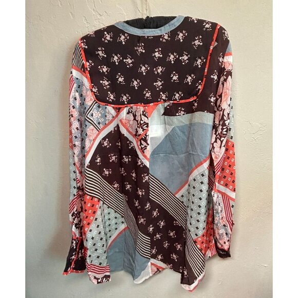 New Johnny Was Womens Size Large Rosalyn Toni Blouse Long Sleeve Multicolor - Picture 2 of 8